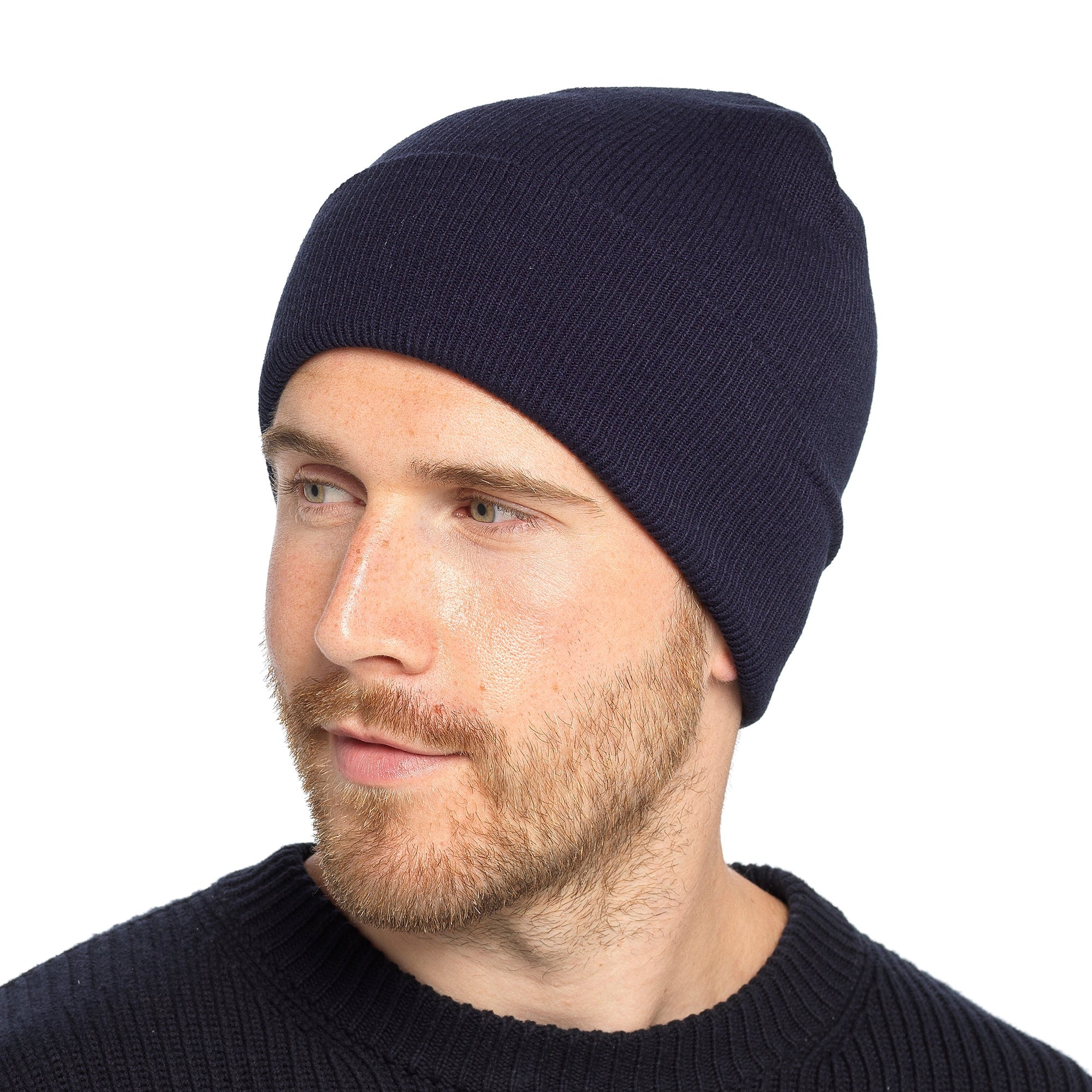 Tom Franks Knitted Hat With Turn Up