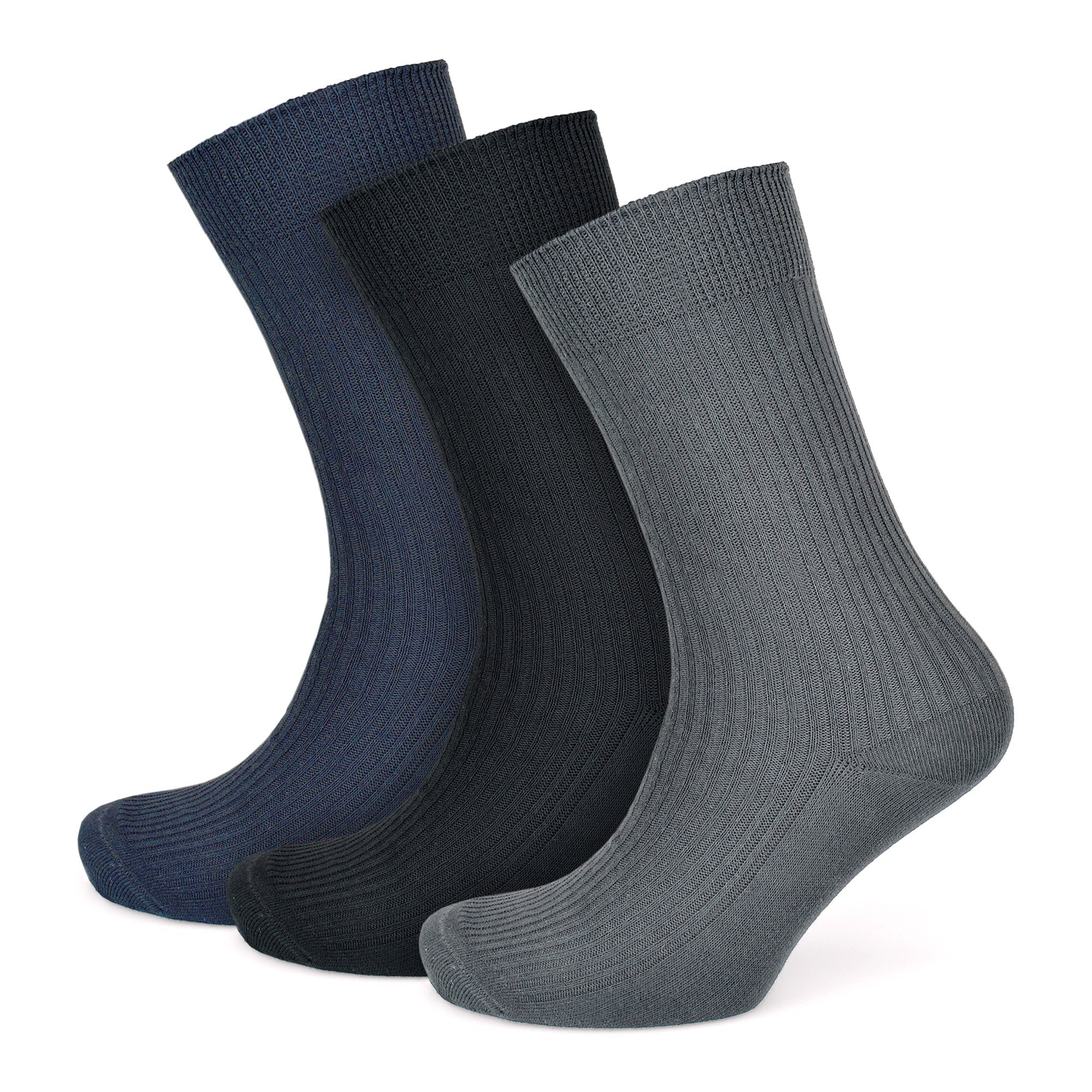 Tom Franks 3 Pairs Non Elasticated Socks