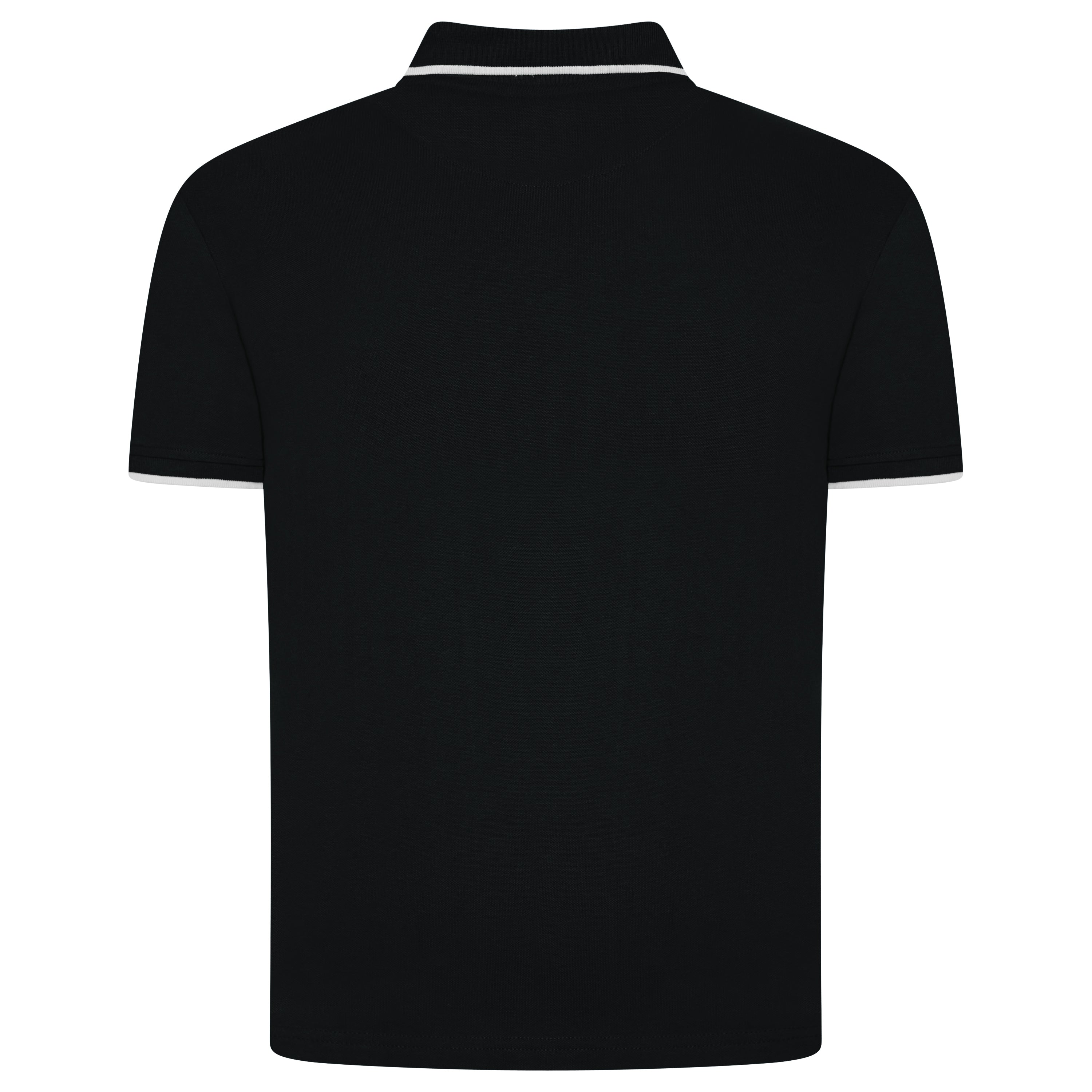 Evryone Contrast Tipped Polo Shirt