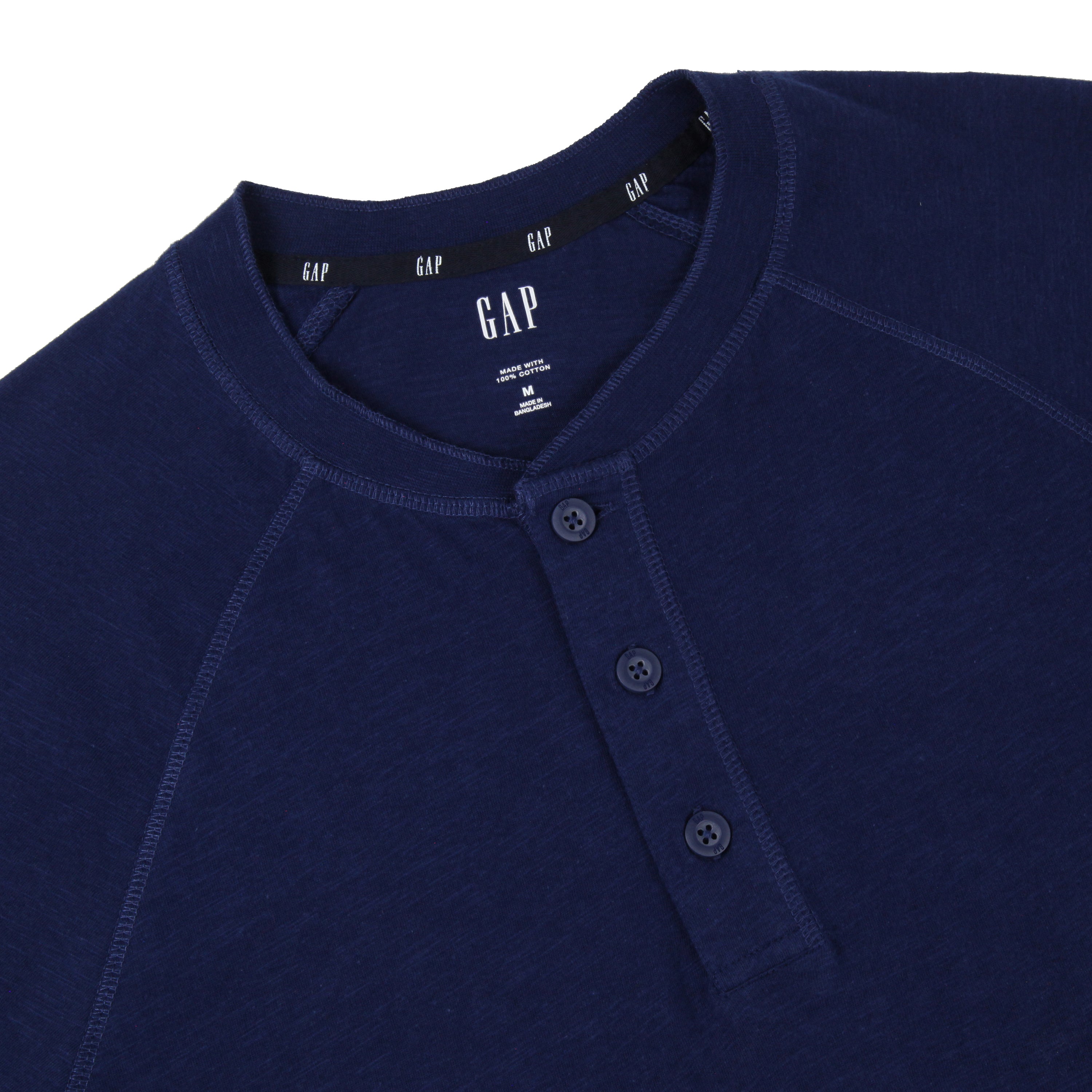 GAP Short Sleeve Henley T-Shirt