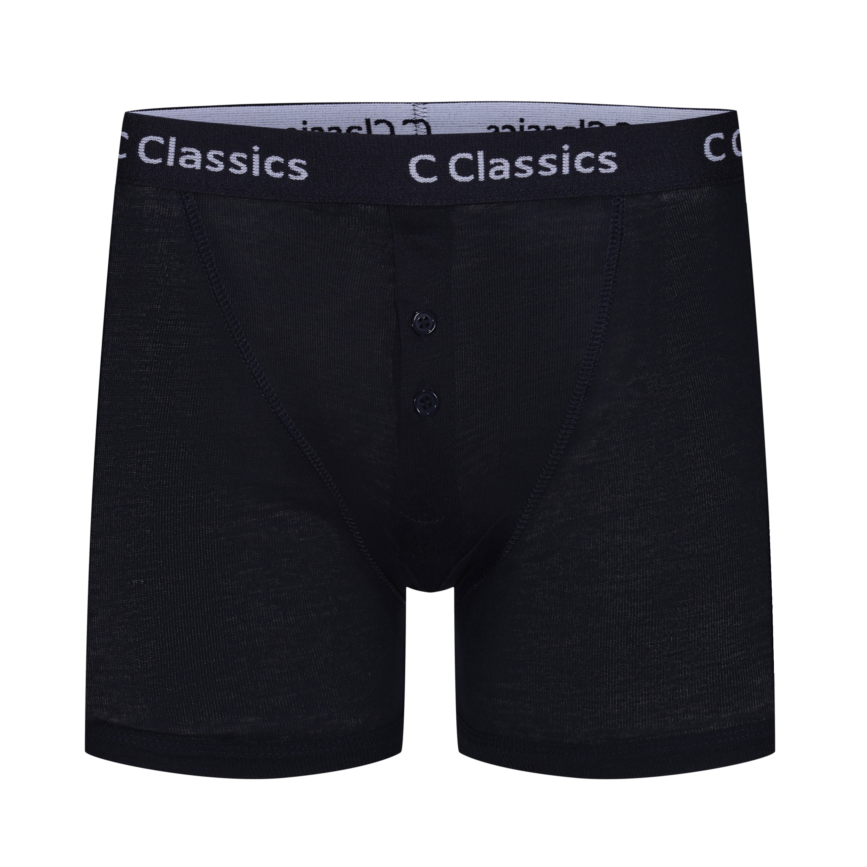 C Classics 3 Pack Button Fly Boxer Shorts