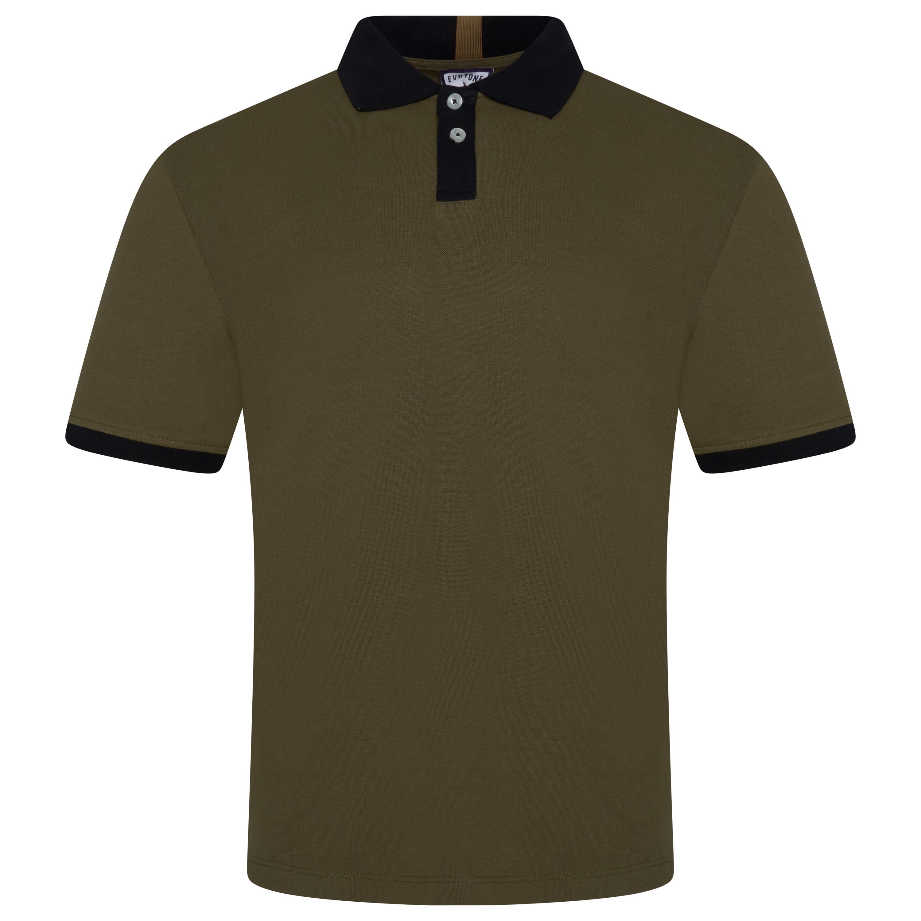 Evryone Contrast Collar Polo Shirt