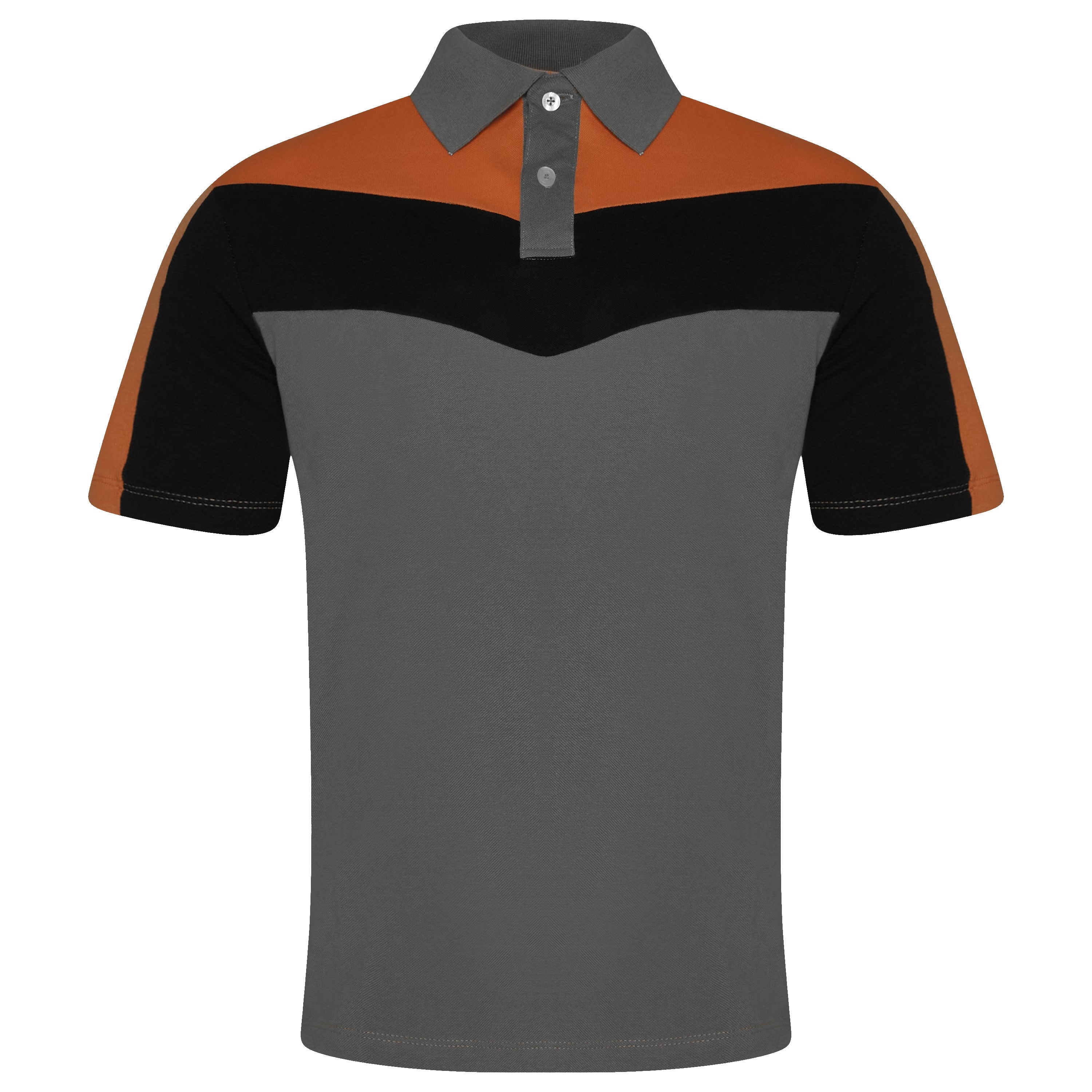 Evryone Contrast Stripe Polo Shirt