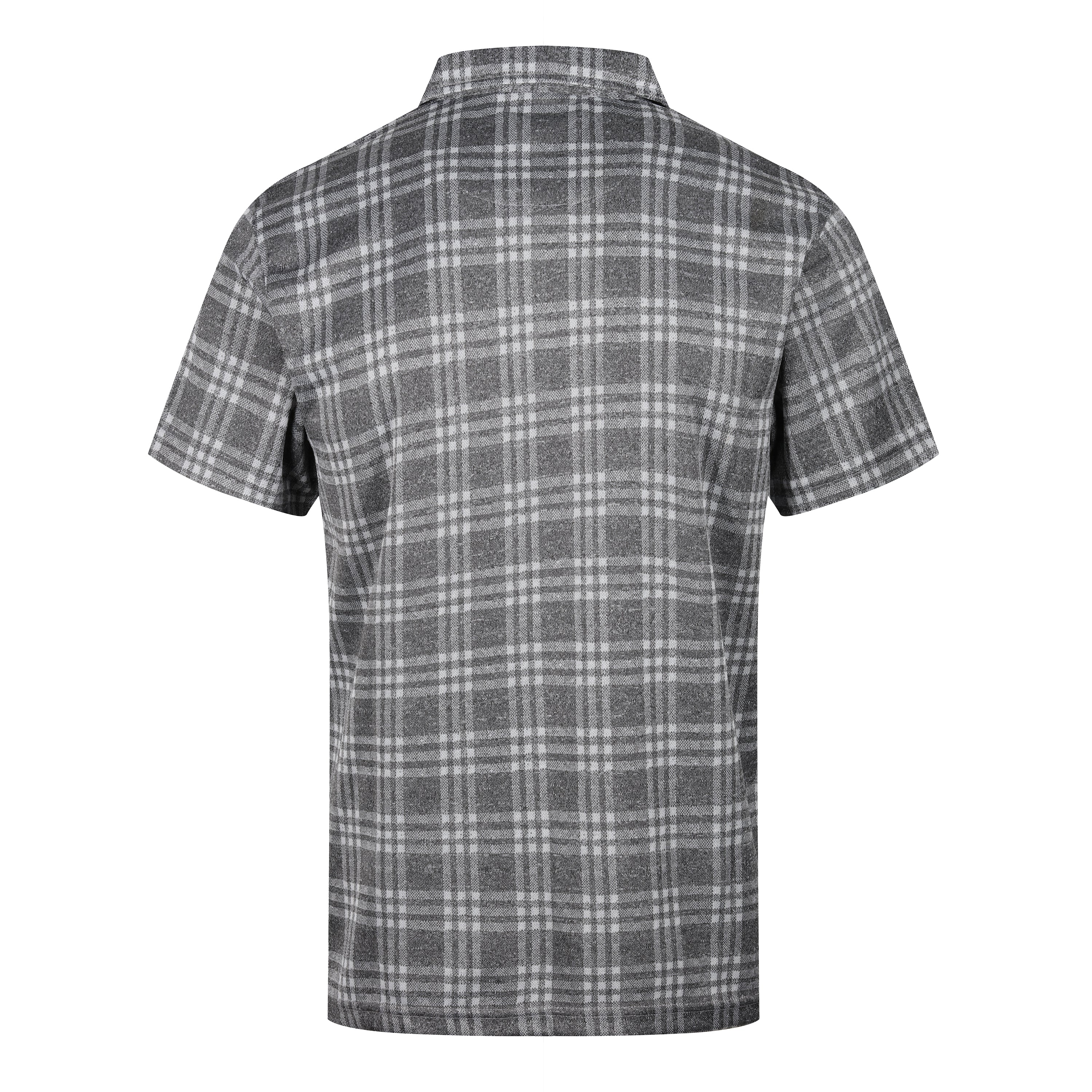 Charles Norton Wiggins Check Polo Shirt