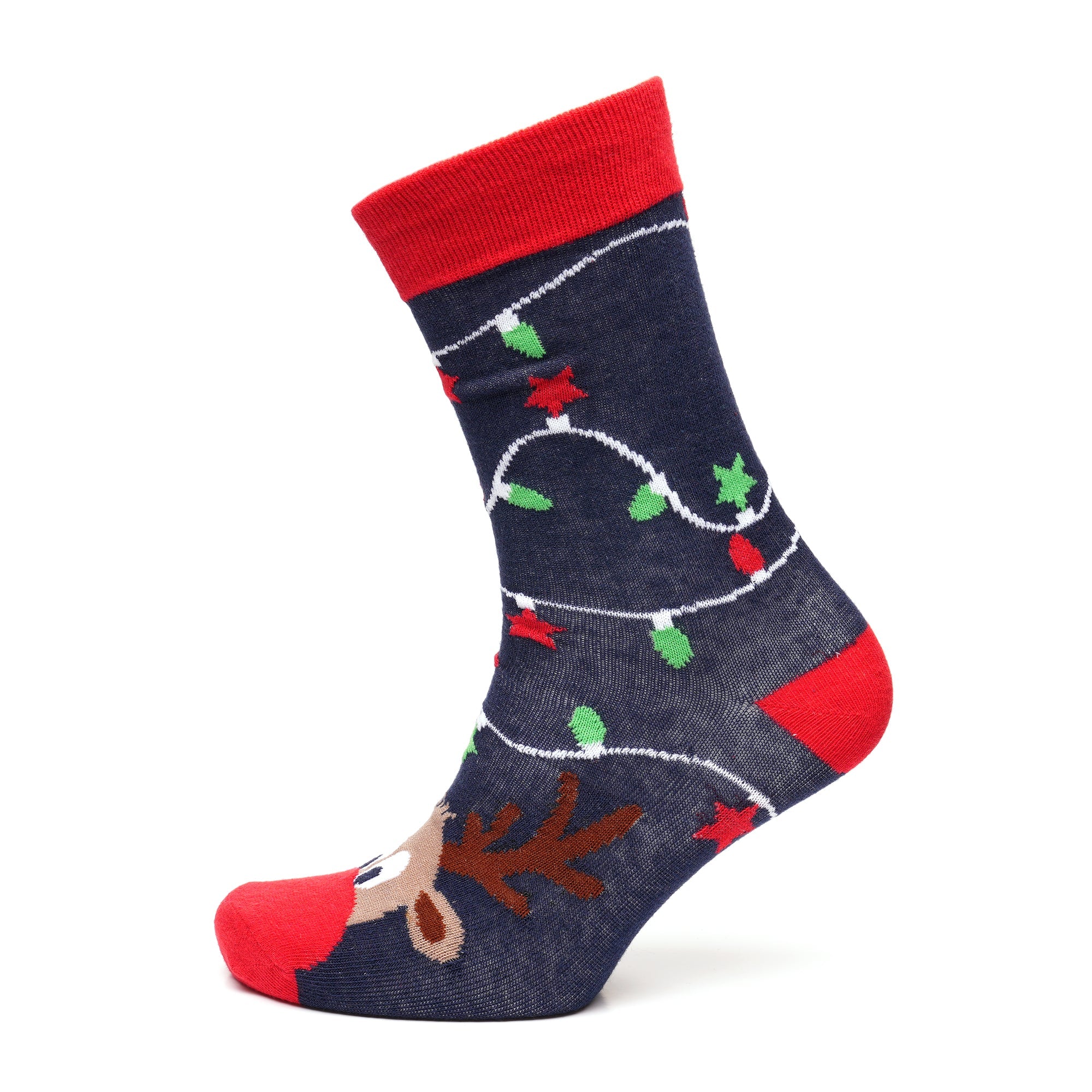 RJM Cotton Rich 1 Pair Christmas Socks