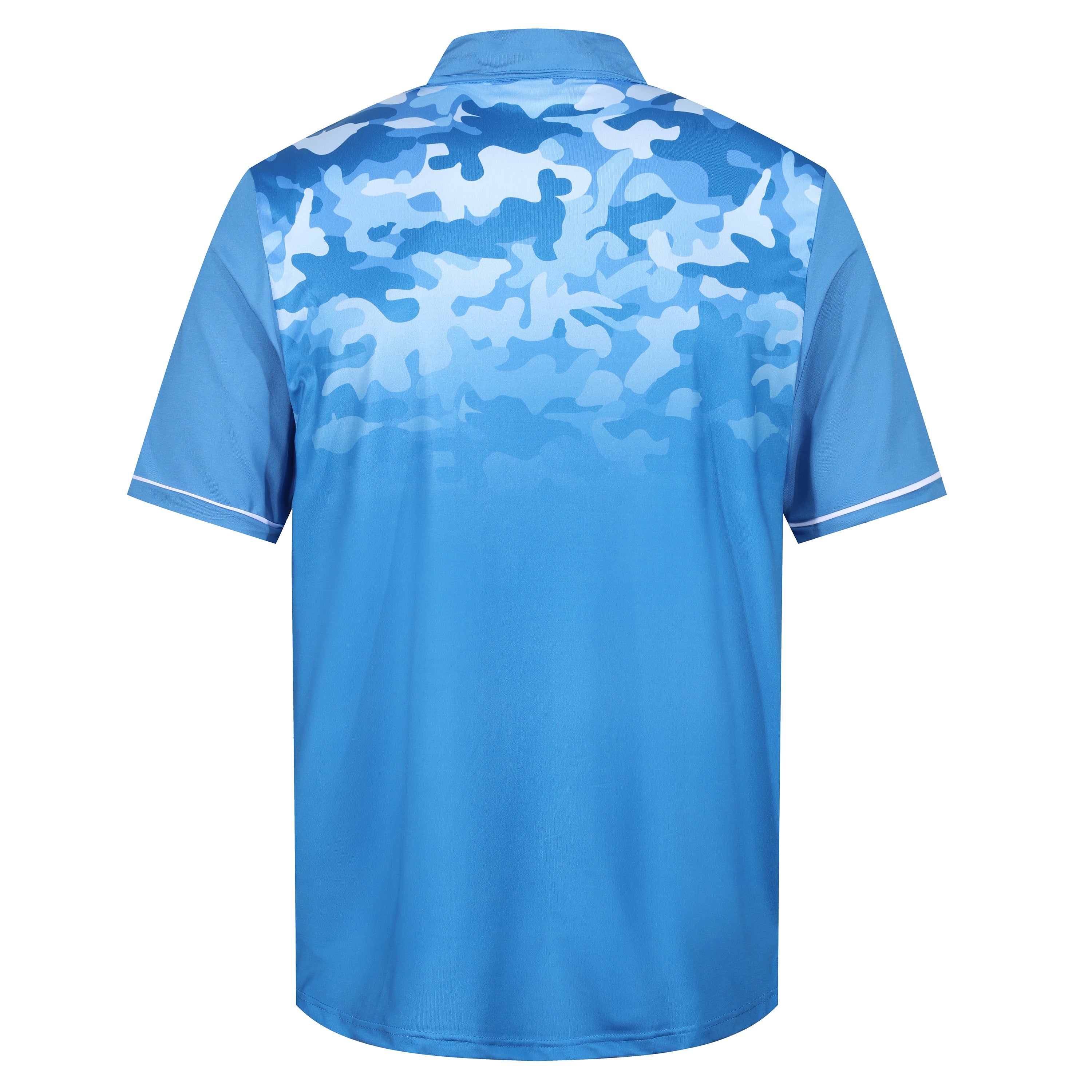 Island Green Camo Print Golf Sport Polo Shirt