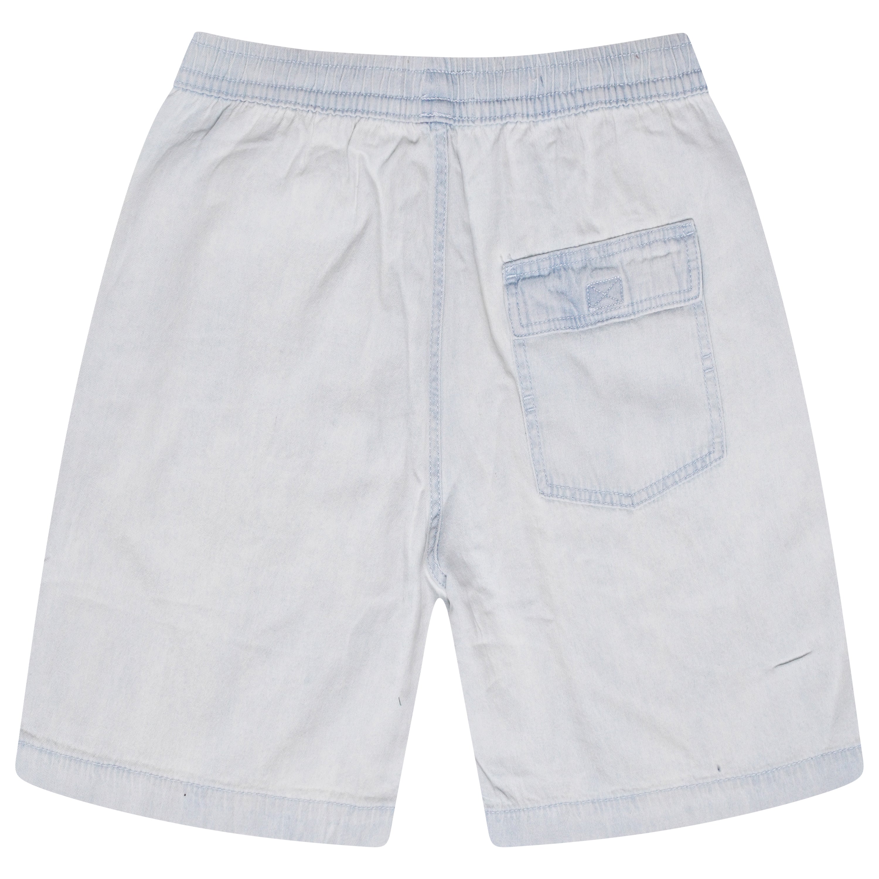 Pull & Bear Elasticated Waist Denim Shorts
