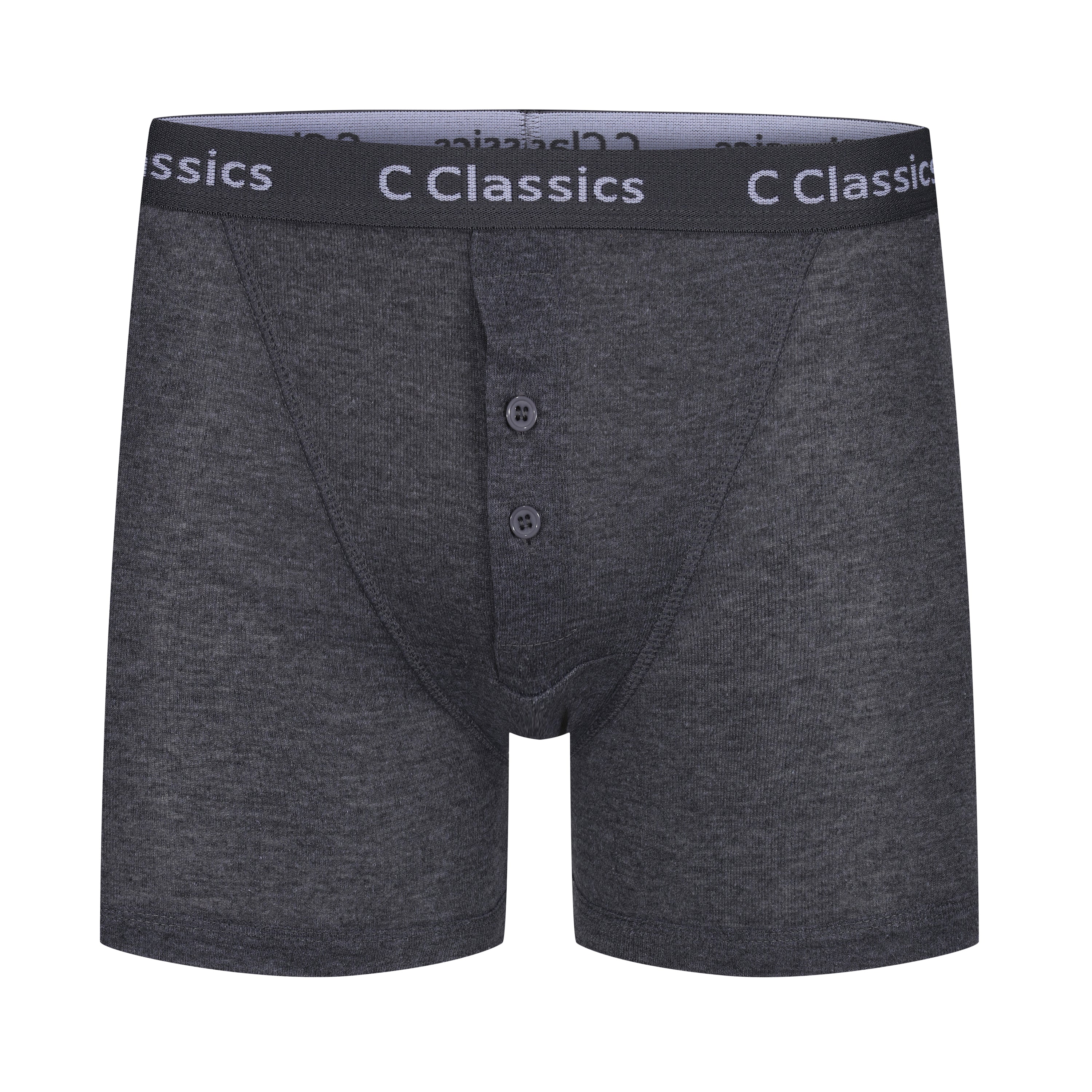 C Classics 3 Pack Button Fly Boxer Shorts