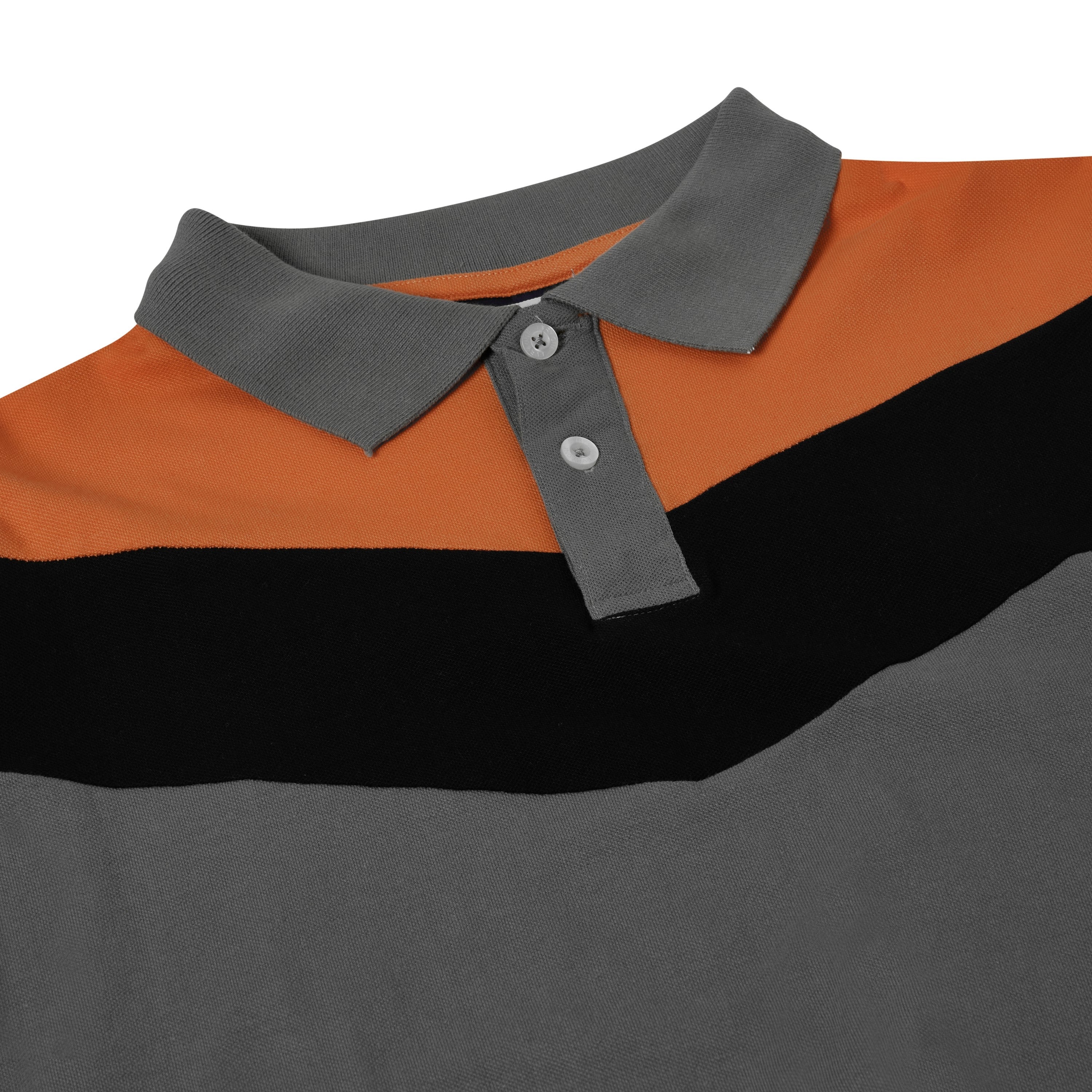 Evryone Contrast Stripe Polo Shirt