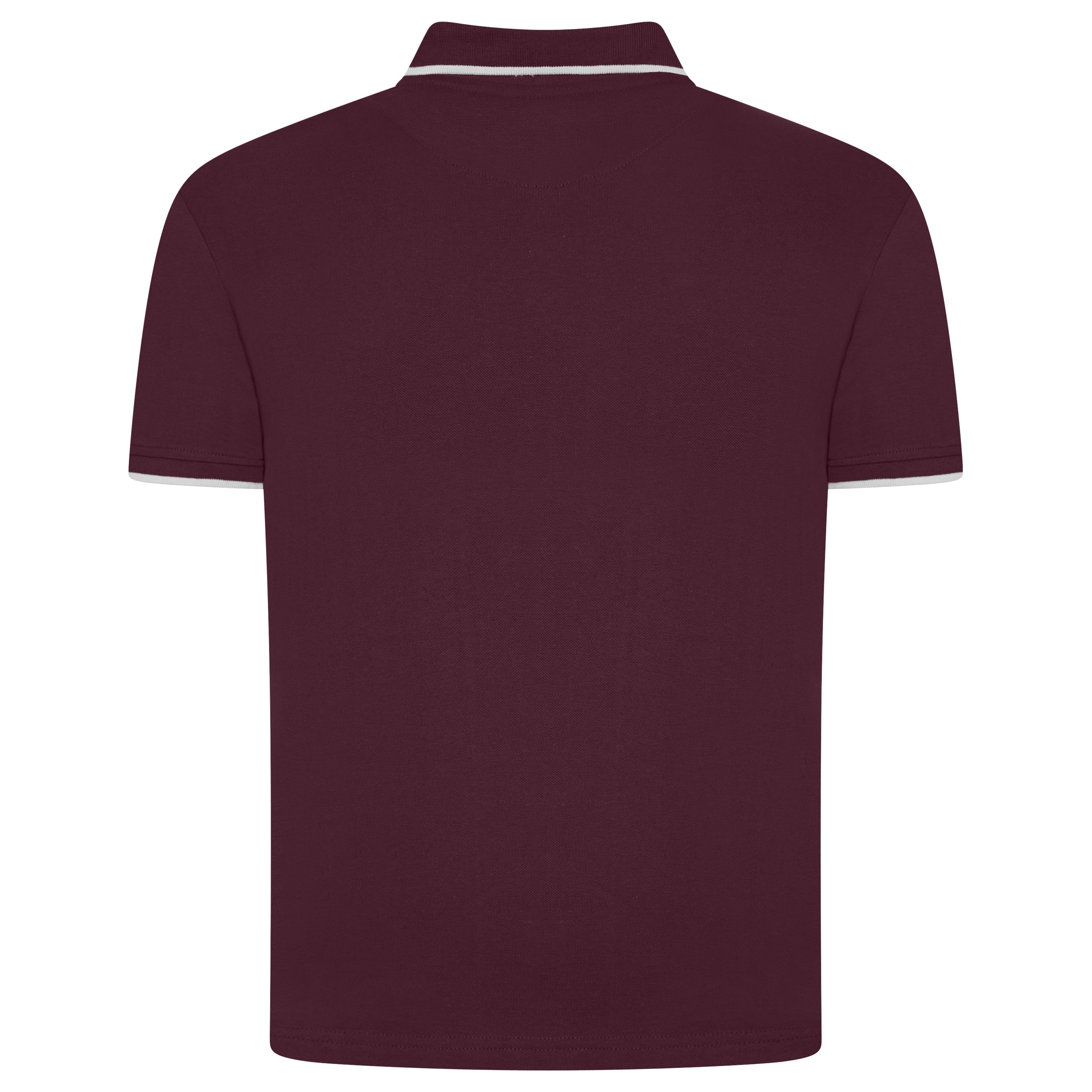 Evryone Contrast Tipped Polo Shirt