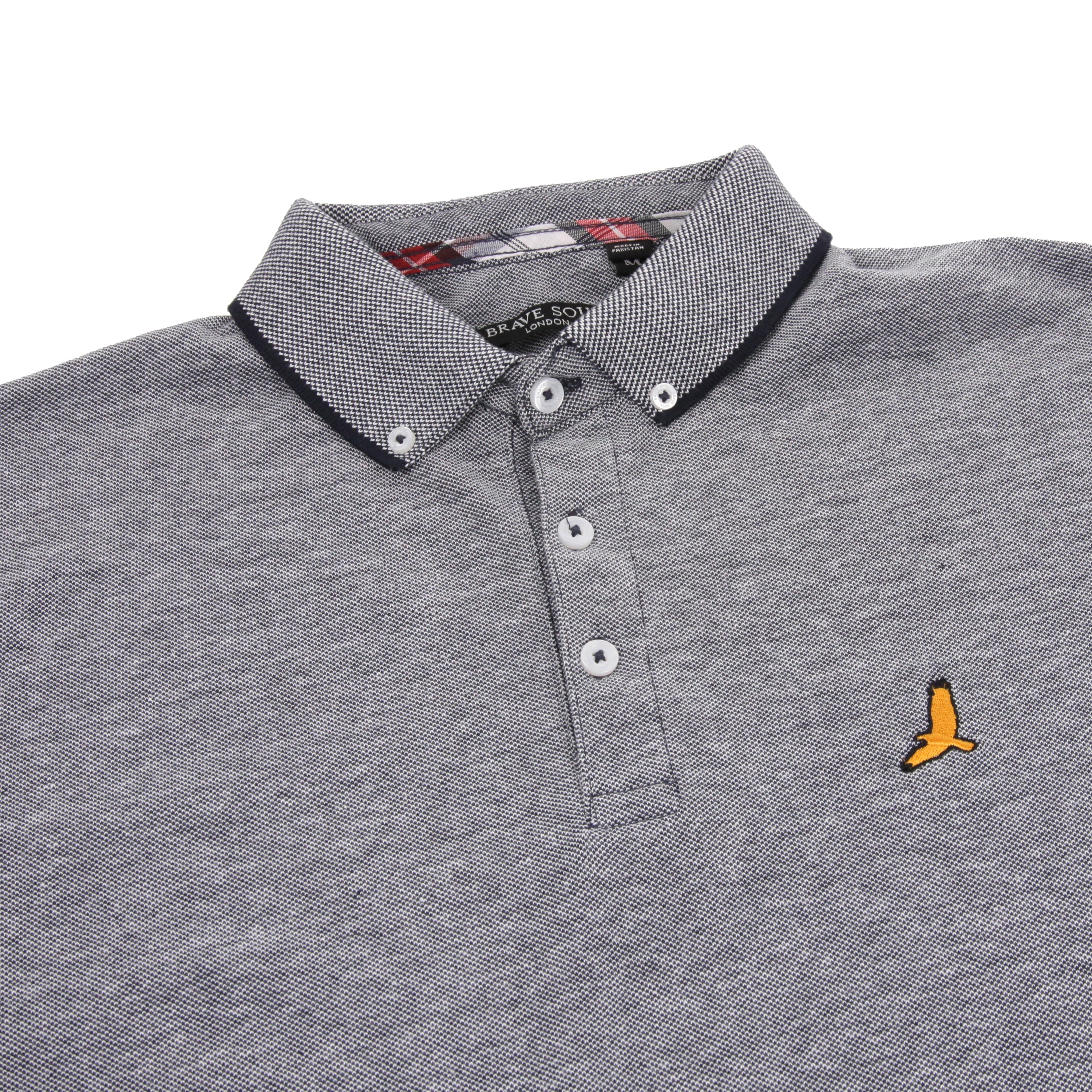 Brave Soul Kubo Pique Polo Shirt
