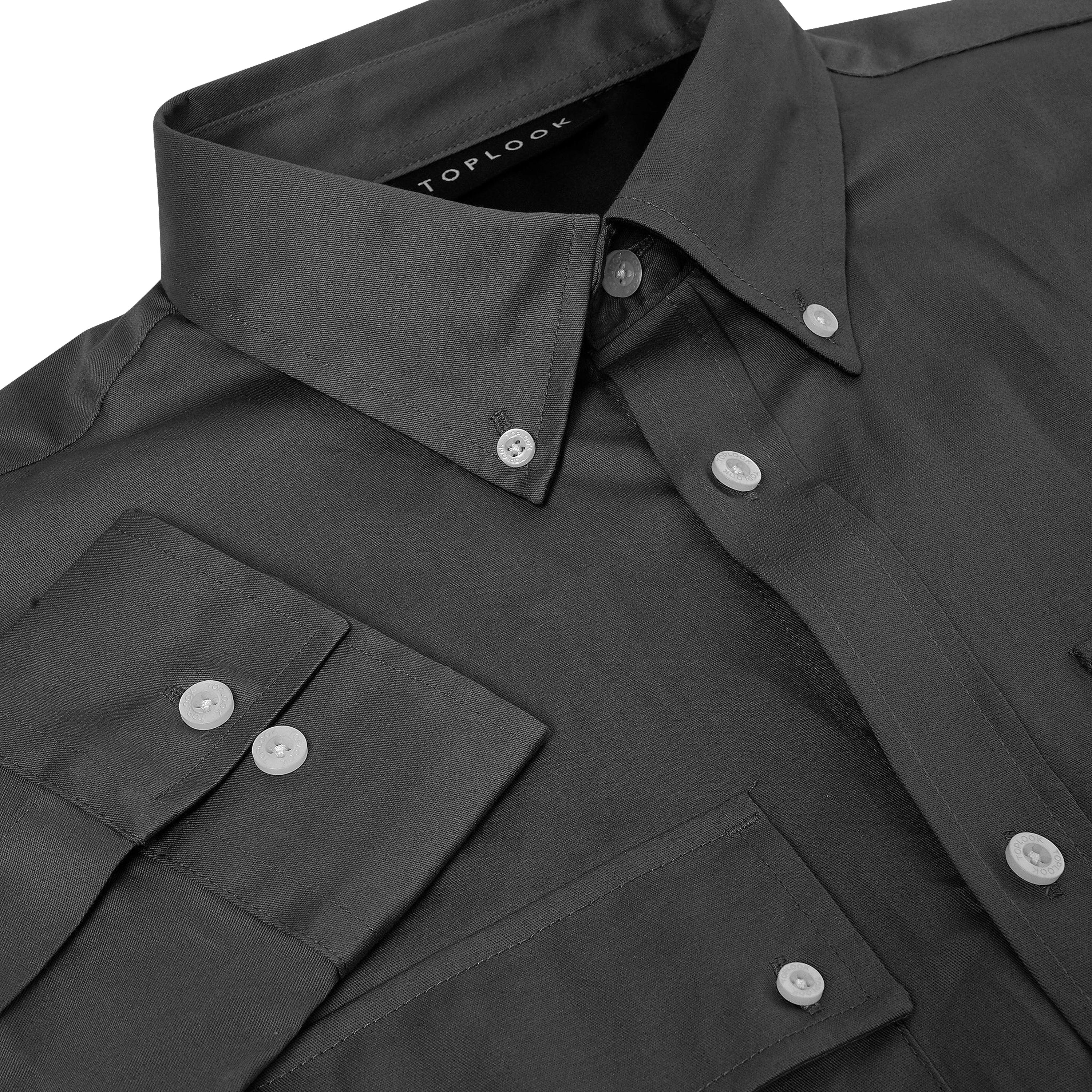 TL London 2 Pocket Long Sleeve Button Down Shirt
