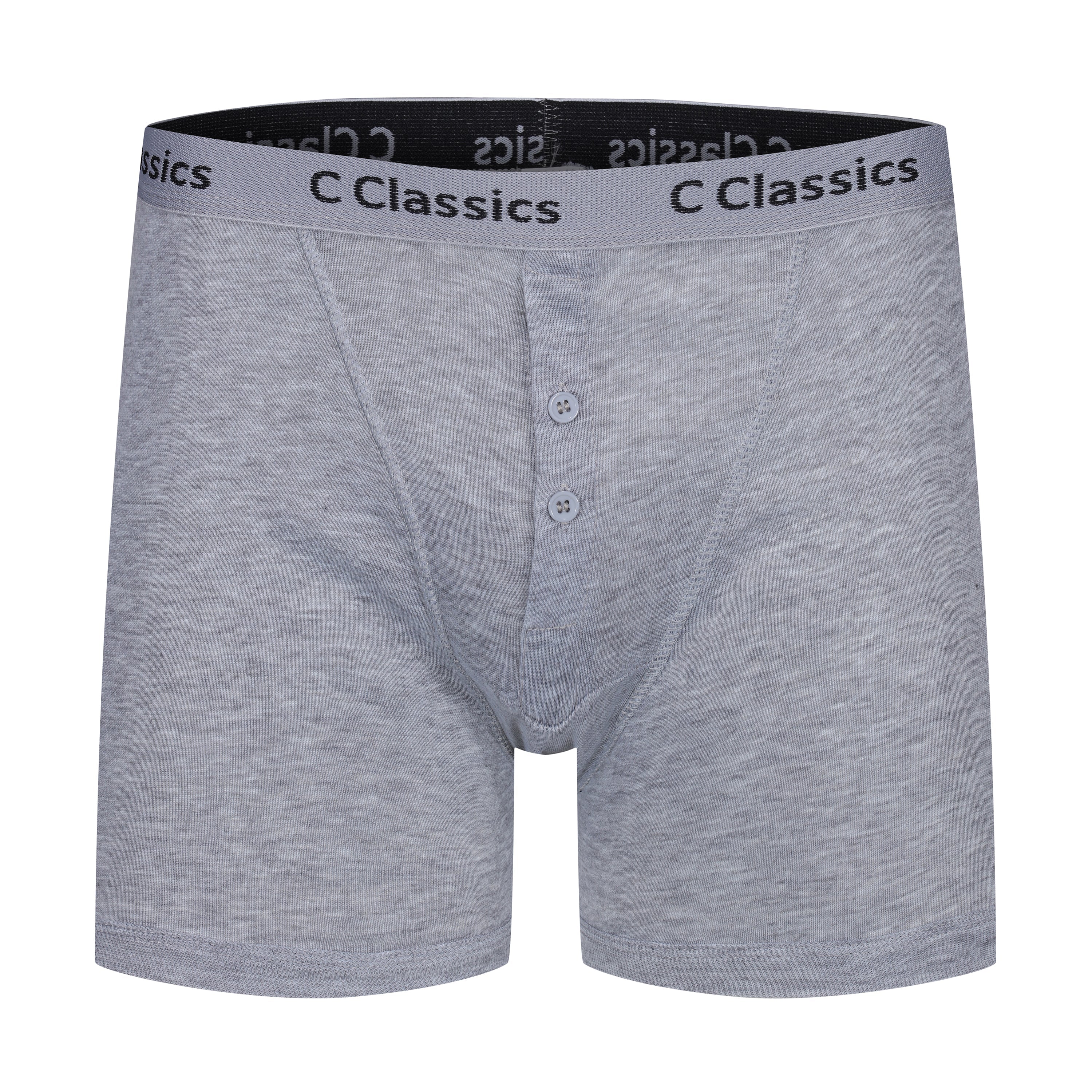 C Classics 3 Pack Button Fly Boxer Shorts