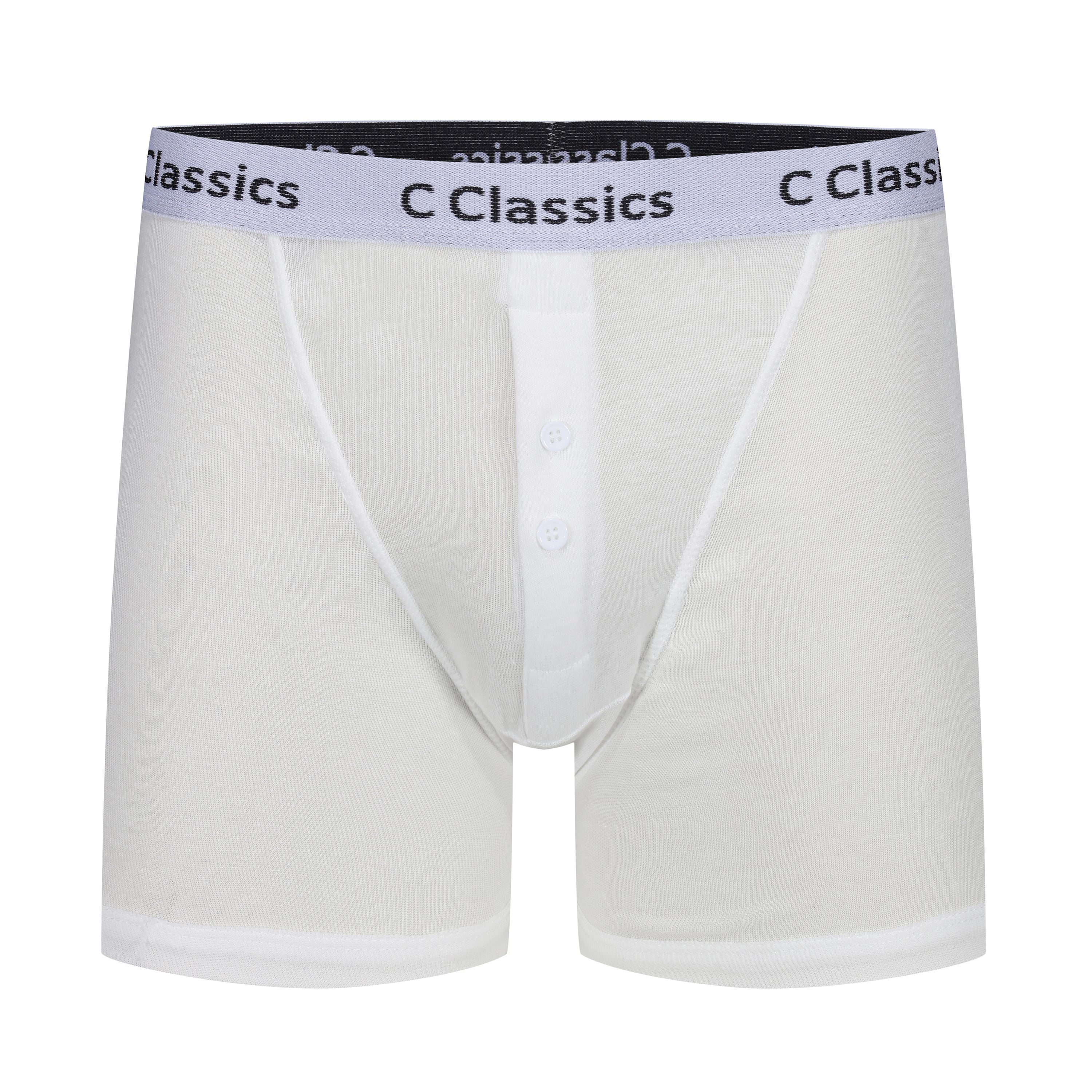 C Classics 3 Pack Button Fly Boxer Shorts