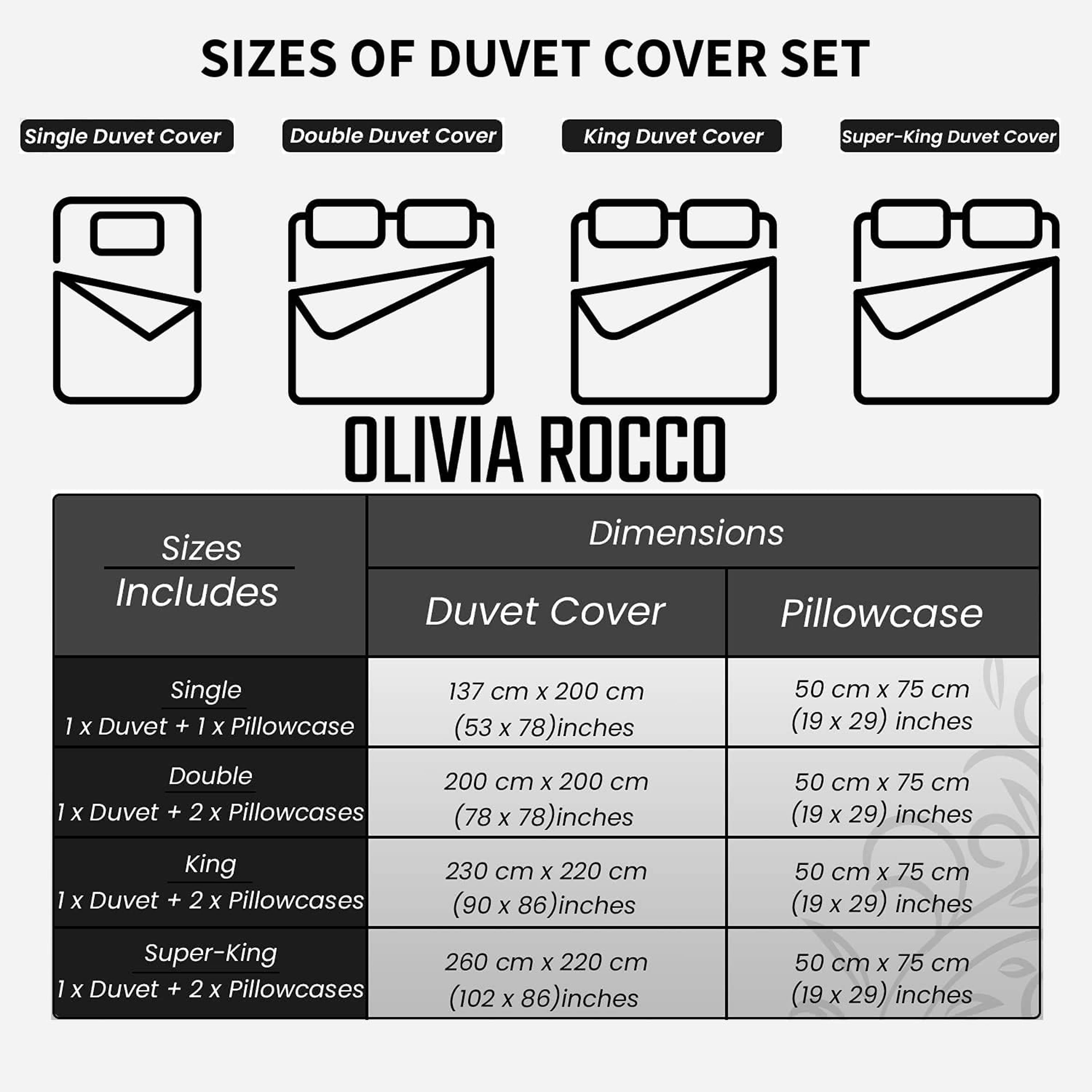 Pintuck Natural Microfibre Duvet Cover Set with Pillowcases Soft Breathable Easy Care Bedding Set Quilt Cover by OLIVIA ROCCO