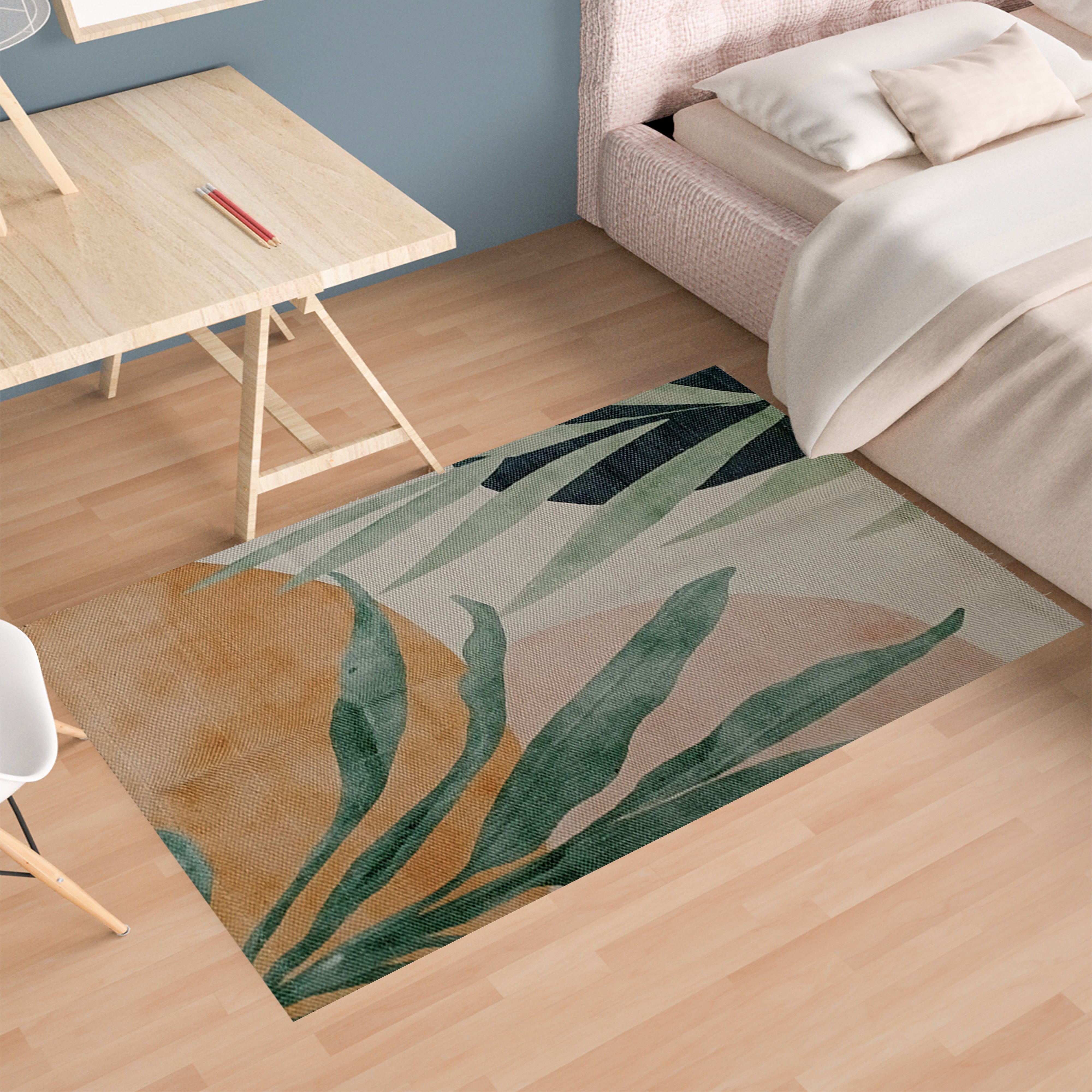Printed Rug Sabine Design Modern Non-Slip Soft Durable Floor Rug for Living Room Bedroom Office by OLIVIA ROCCO