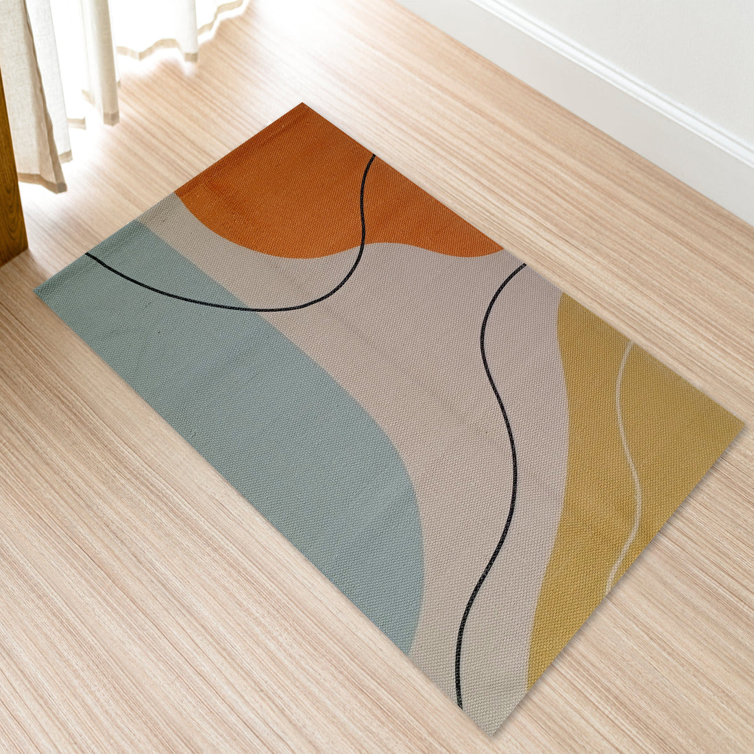 Printed Rug Venus Design Modern Non-Slip Soft Durable Floor Rug for Living Room Bedroom Office by OLIVIA ROCCO