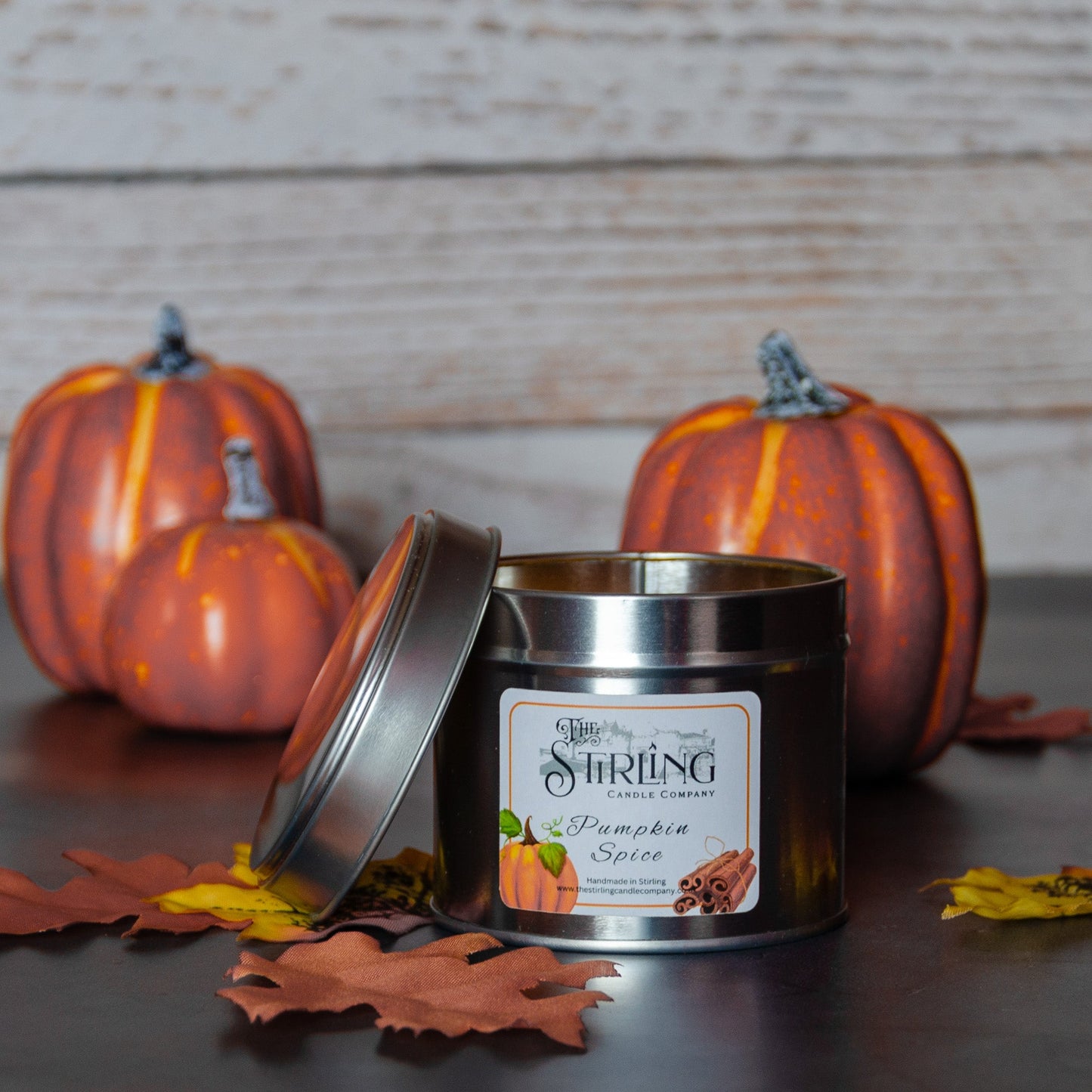 Pumpkin Spice - Travel Tin - Cotton Wick