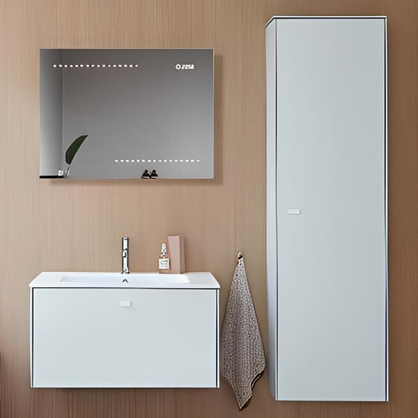 Quay Rectangular LED Mirror with Bevelled Edge - 800 x 600mm