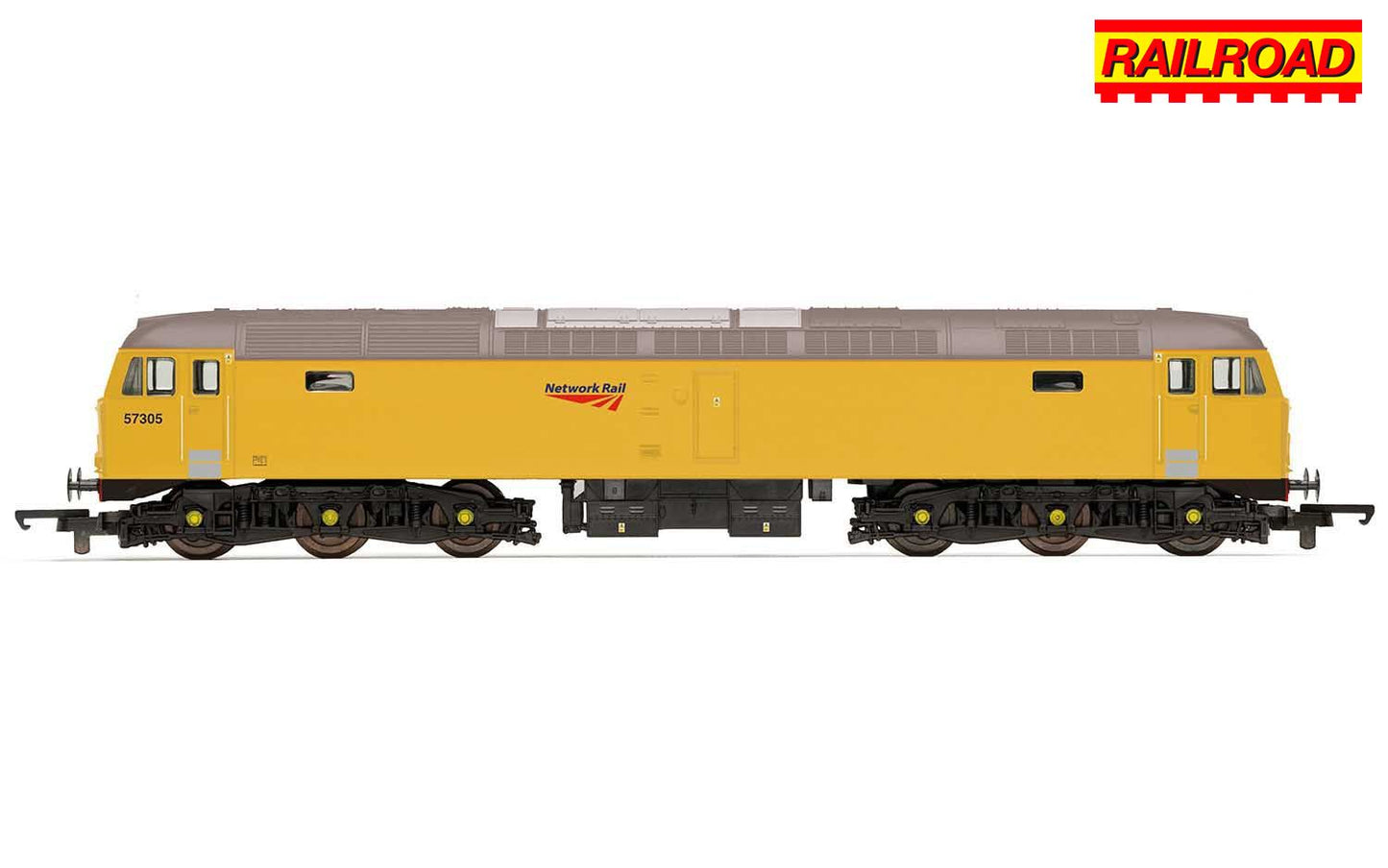 Hornby R30043 RailRoad Network Rail, Class 57, Co-Co, 57305 Diesel Locomotive - Era 11