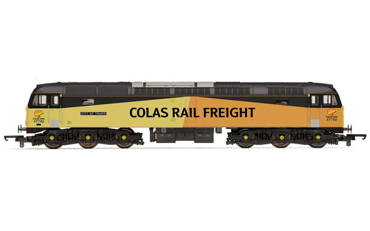 Hornby R30045 RailRoad Plus Colas Rail, Class 47, Co-Co, 47749 'City of Truro' Diesel Locomotive - Era 11