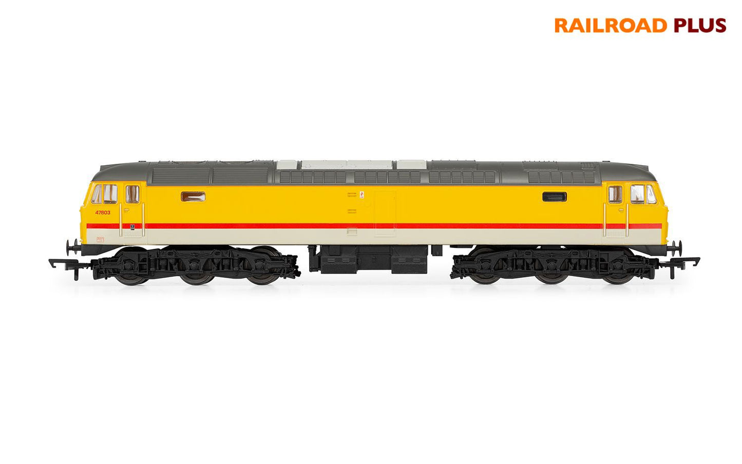 Hornby R30186 RailRoad Plus BR Infrastructure, Class 47, Co-Co, 47803 Diesel Locomotive - Era 8