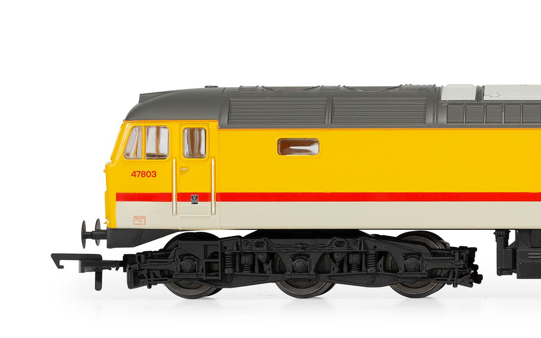 Hornby R30186 RailRoad Plus BR Infrastructure, Class 47, Co-Co, 47803 Diesel Locomotive - Era 8