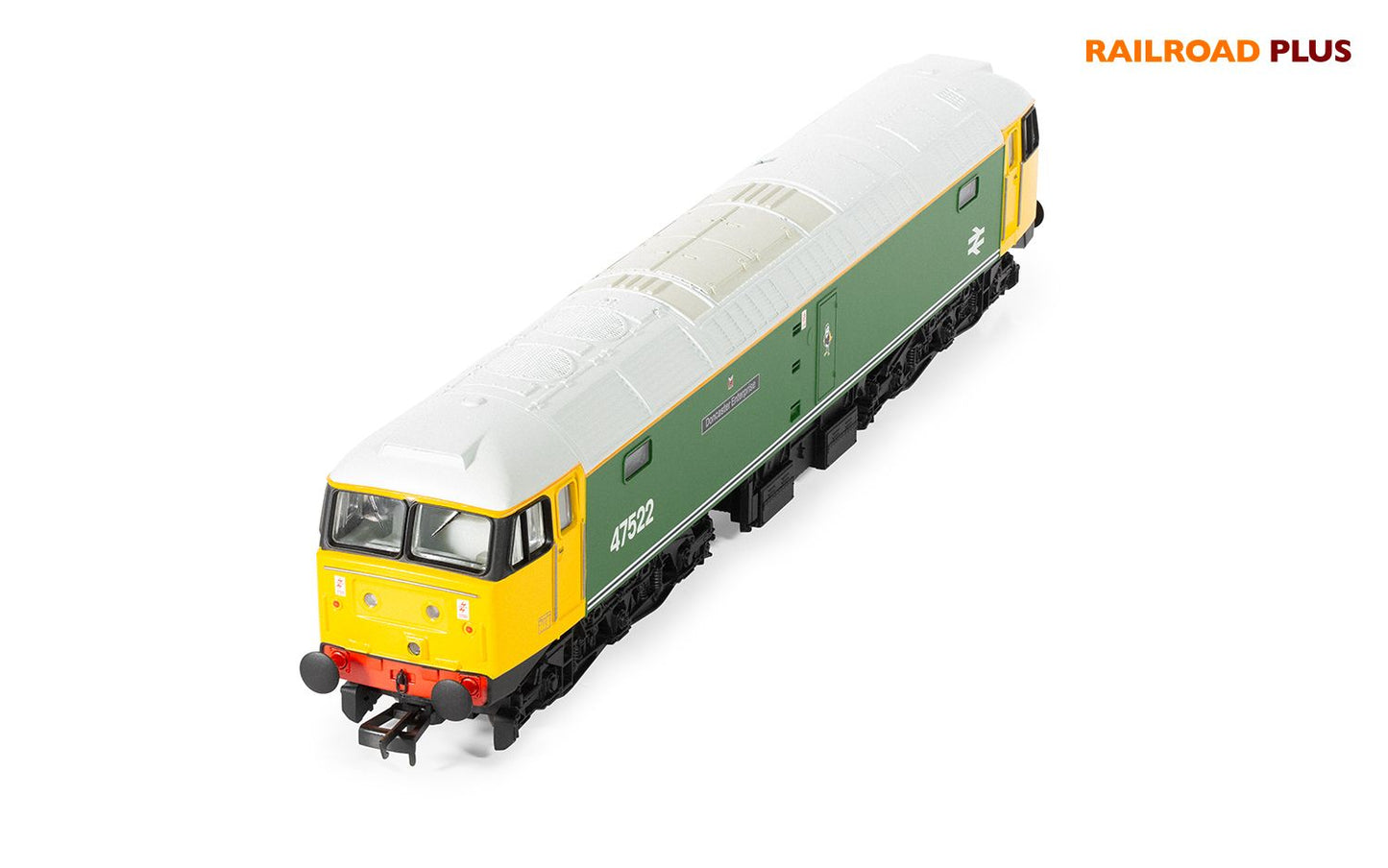 Hornby R30382 RailRoad Plus BR, Class 47, Co-Co, 47522 'Doncaster Enterprise' Diesel Locomotive - Era 8