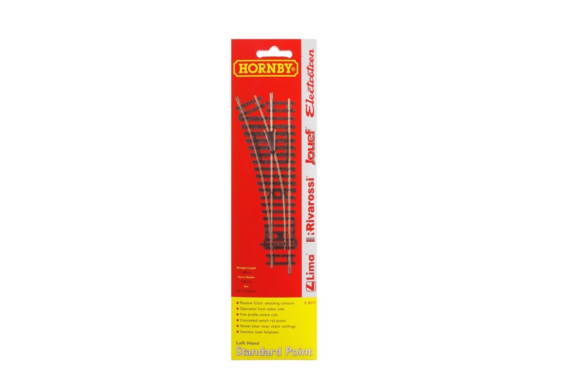 Hornby R8072 Left Hand Point Track Piece