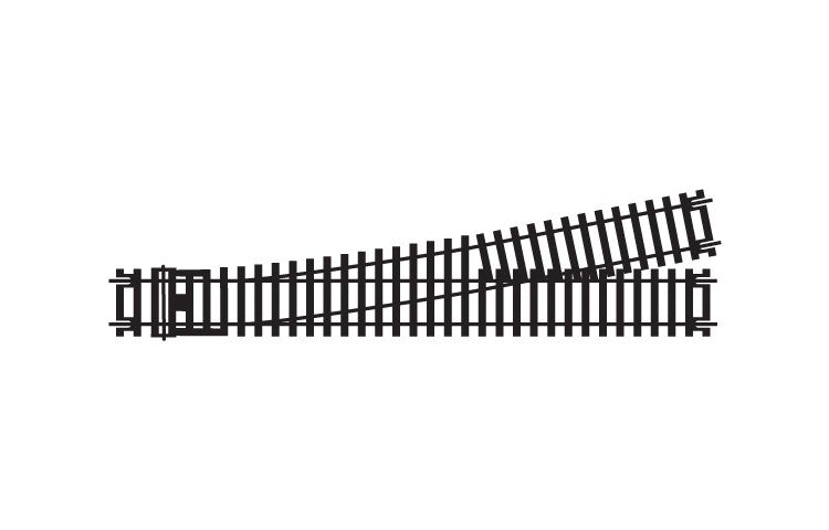 Hornby R8077 Left Hand Express Point Track Piece