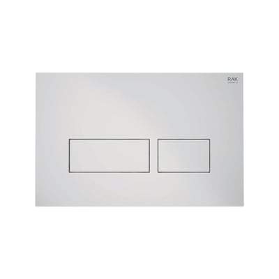 White Flush Plate with White Push Plates - All Styles