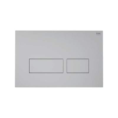 Matt Chrome Flush Plate with Matt Chrome Push Plates - All Styles