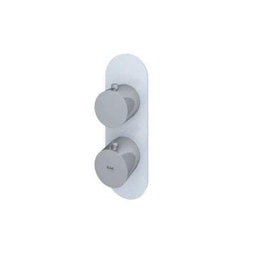 Round Single Outlet Thermostatic Concealed Shower Valve - All Colours