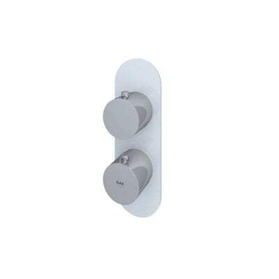 Round Single Outlet Thermostatic Concealed Shower Valve - All Colours