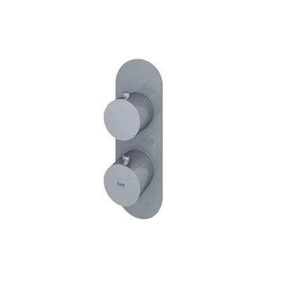 Round Single Outlet Thermostatic Concealed Shower Valve - All Colours