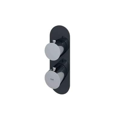 Round Single Outlet Thermostatic Concealed Shower Valve - All Colours