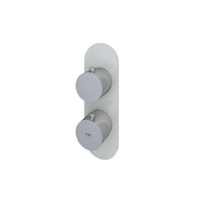 Round Single Outlet Thermostatic Concealed Shower Valve - All Colours