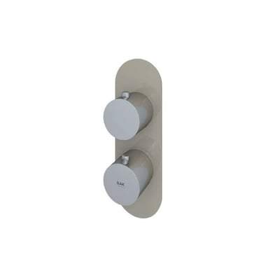 Round Single Outlet Thermostatic Concealed Shower Valve - All Colours