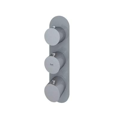 Round Dual Outlet Thermostatic Concealed Shower Valve - All Colours