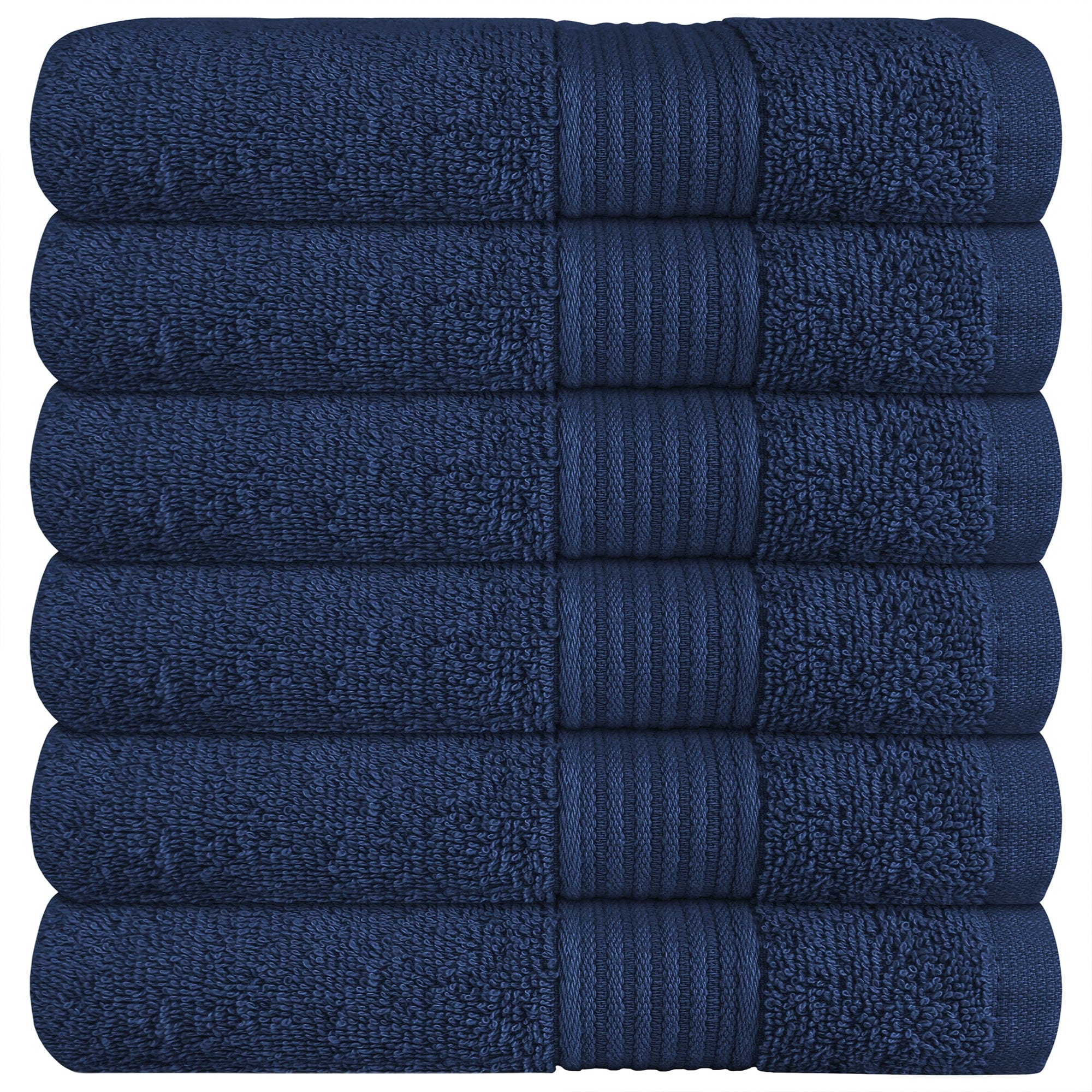 Rhodes Towel Royal Blue 100% Cotton Hotel Quality Soft Super Absorbent Hand Bath Towels, Sheets & Face Cloths by OLIVIA ROCCO