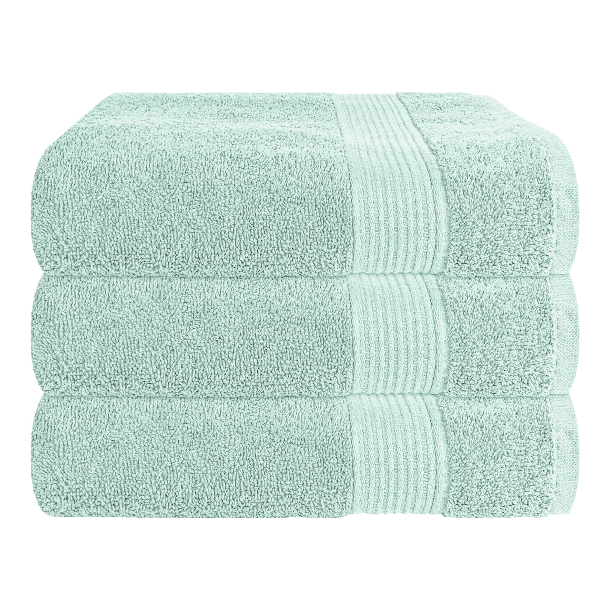 Rhodes Towel Seafoam 100% Cotton Hotel Quality Soft Super Absorbent Hand Bath Towels, Sheets & Face Cloths by OLIVIA ROCCO