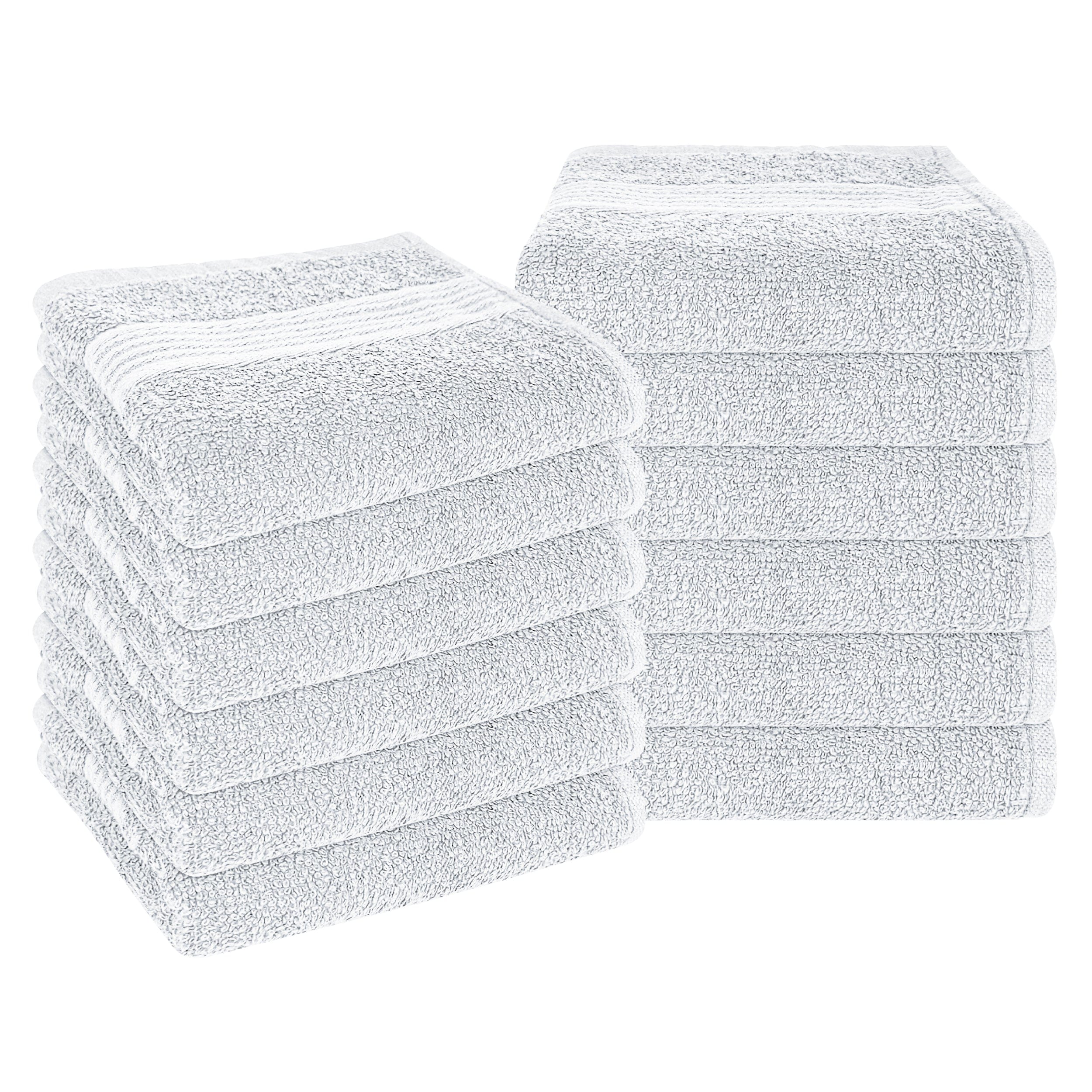 Rhodes Towel White 100% Cotton Hotel Quality Soft Super Absorbent Hand Bath Towels, Sheets & Face Cloths by OLIVIA ROCCO