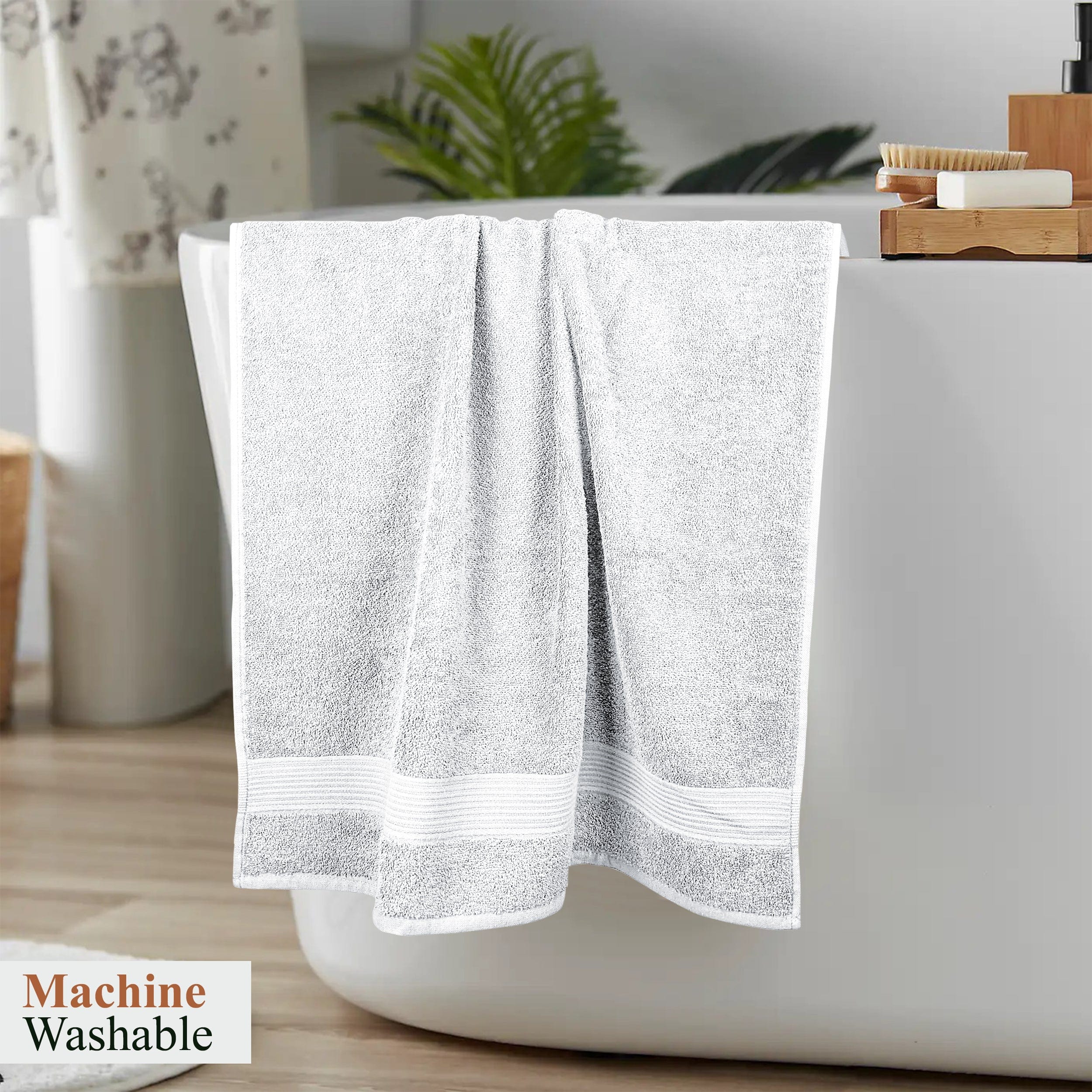 Rhodes Towel White 100% Cotton Hotel Quality Soft Super Absorbent Hand Bath Towels, Sheets & Face Cloths by OLIVIA ROCCO