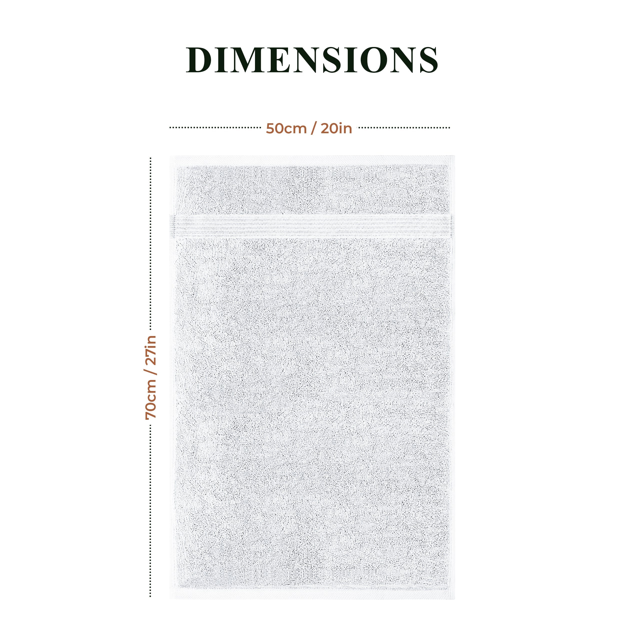 Rhodes Towel White 100% Cotton Hotel Quality Soft Super Absorbent Hand Bath Towels, Sheets & Face Cloths by OLIVIA ROCCO