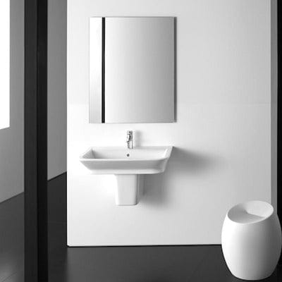 The Gap Basin with Semi Pedestal 1 Tap Hole - 550 x 470 x 140mm