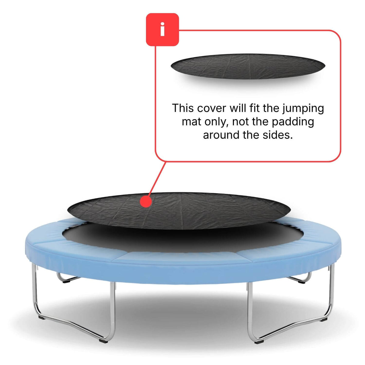 14ft Round Trampoline Debris Cover