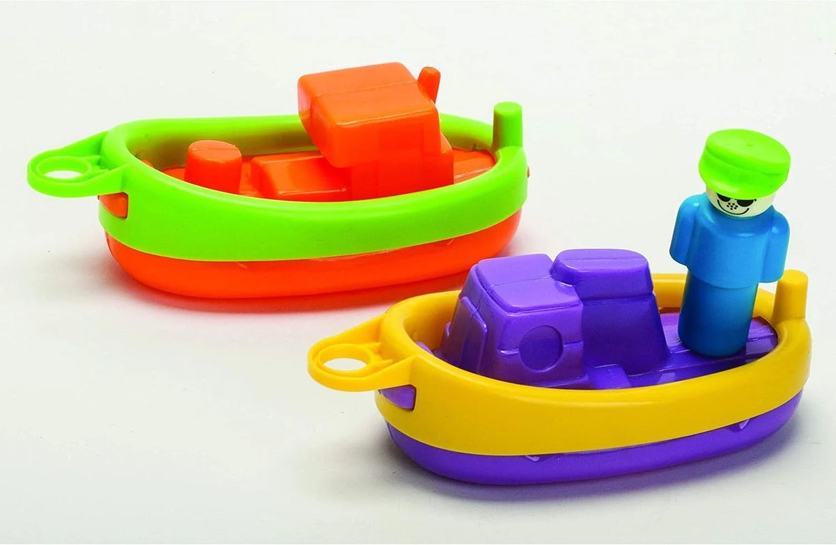 Bathtime Play Set – Nesting Cups, Boats, Sailors & Fish Bath Toy Set