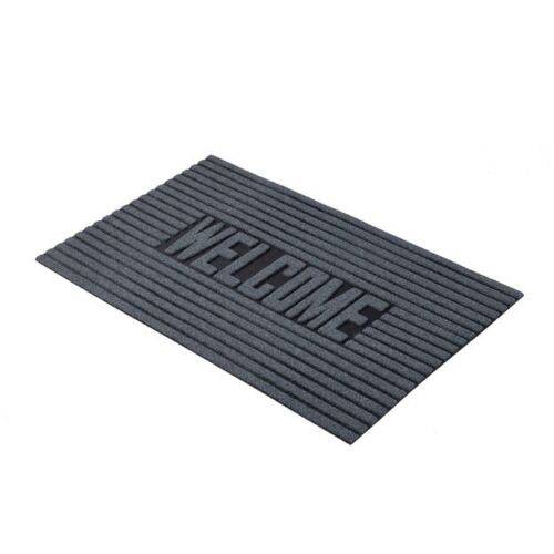 Eco-Friendly "Welcome/Hello" Door Mat - Grey