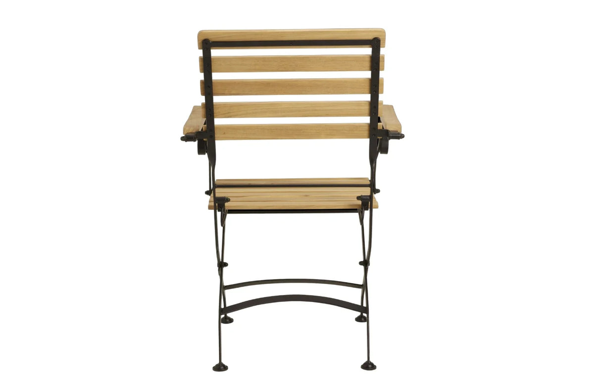 Sicily 8 Seater Teak and Wrought Iron Square 140cm Garden Dining Set