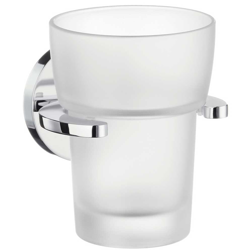 Smedbo Loft Tumbler & Holder LK343 Polished Chrome